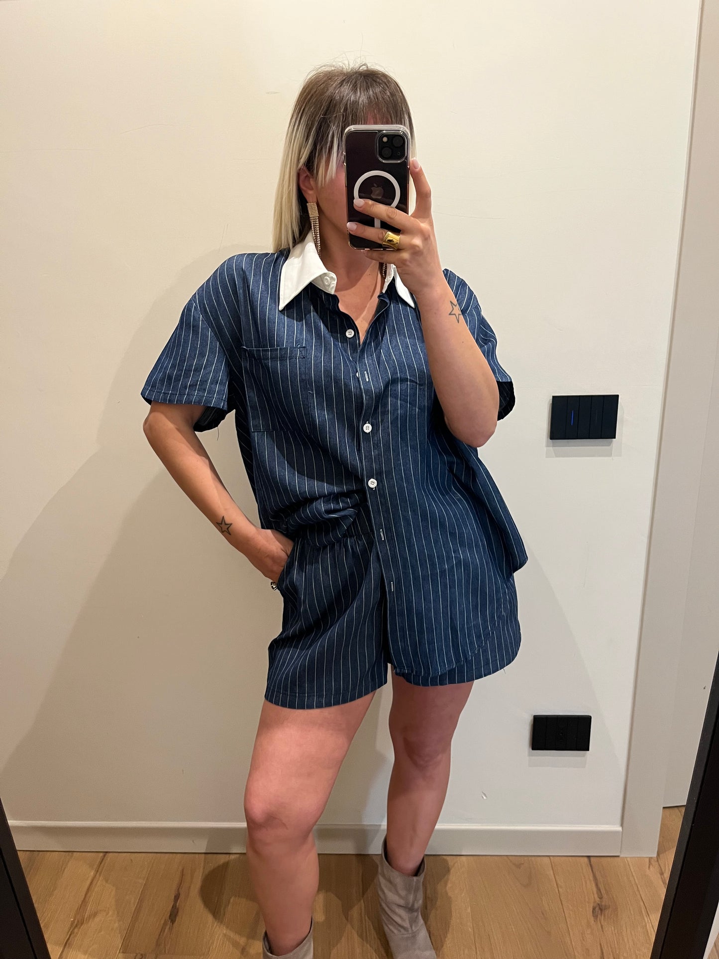 Completo Denim Scuro
