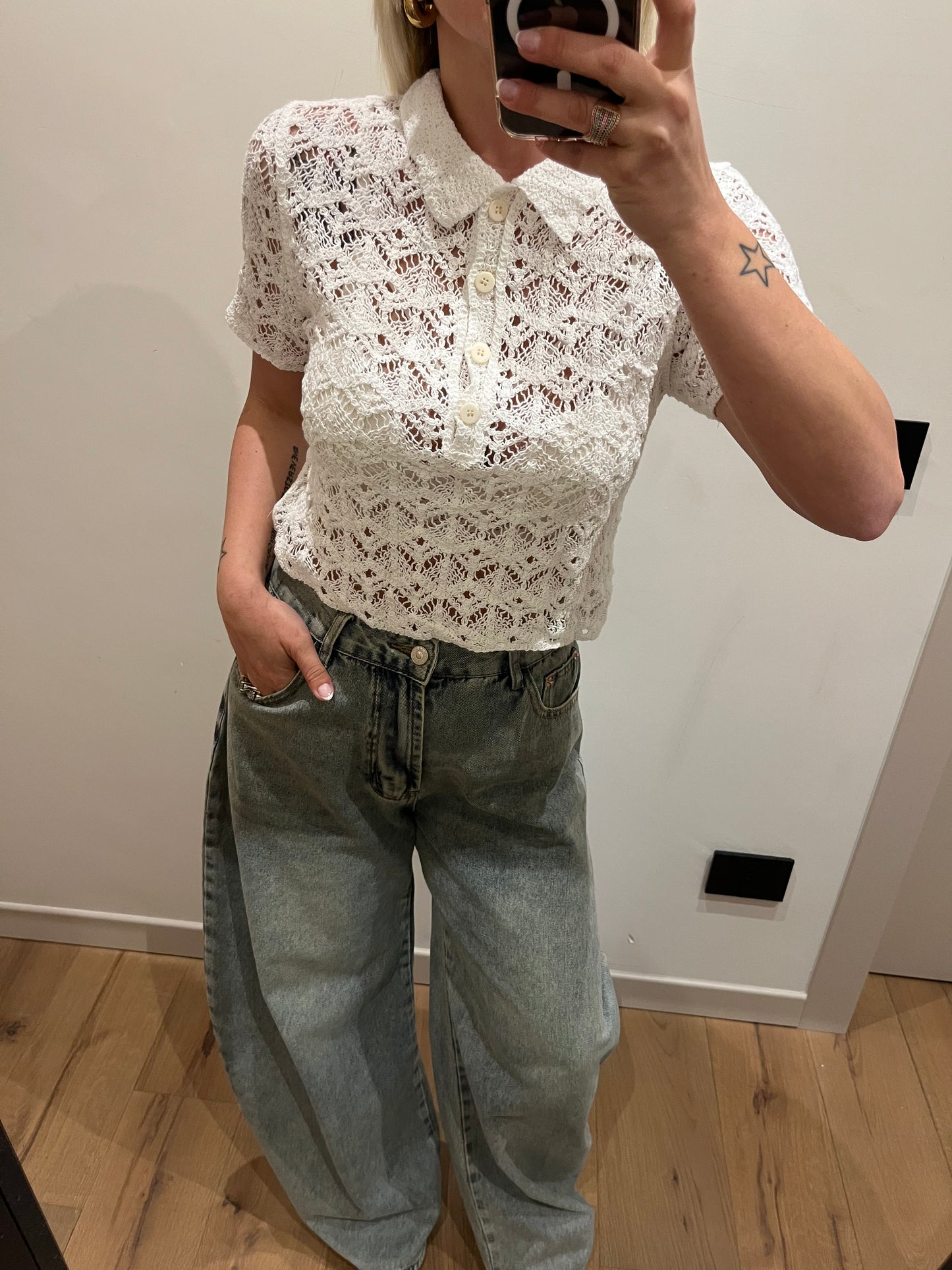 Polo Crop Burro