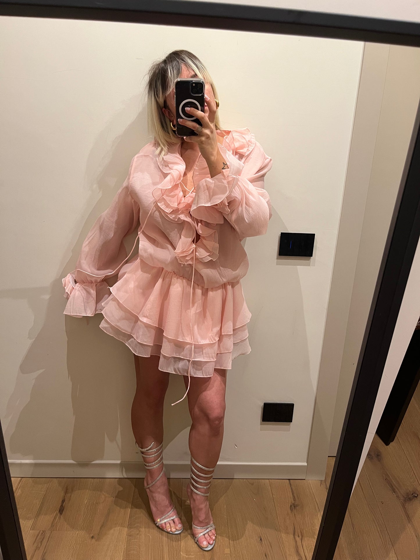 Mini Abito Balza Rosa