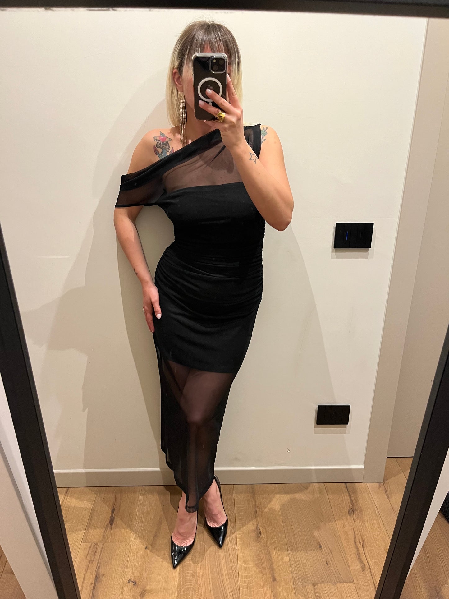 Abito Velato Nero