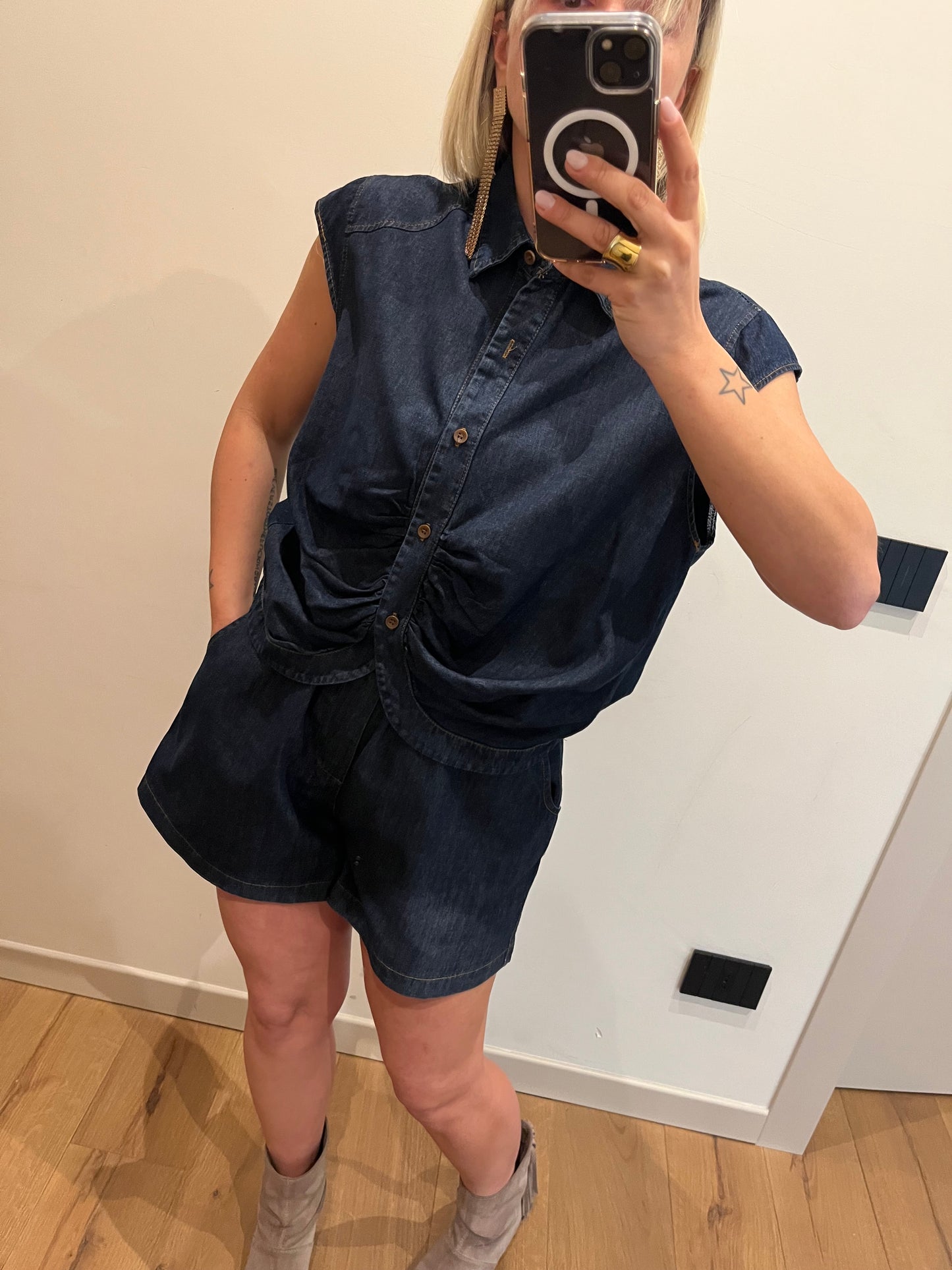 Set Denim Shorts