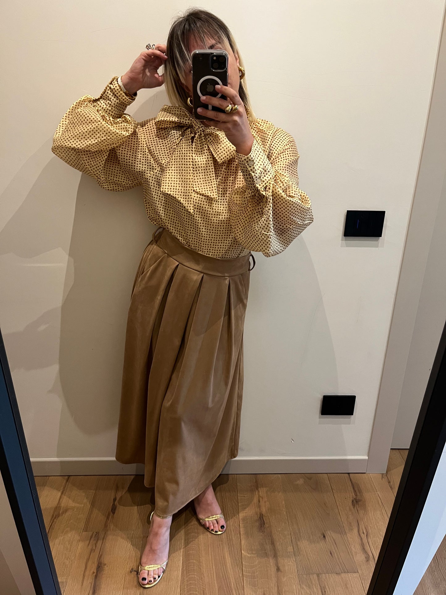 Camicia Pois Giallo