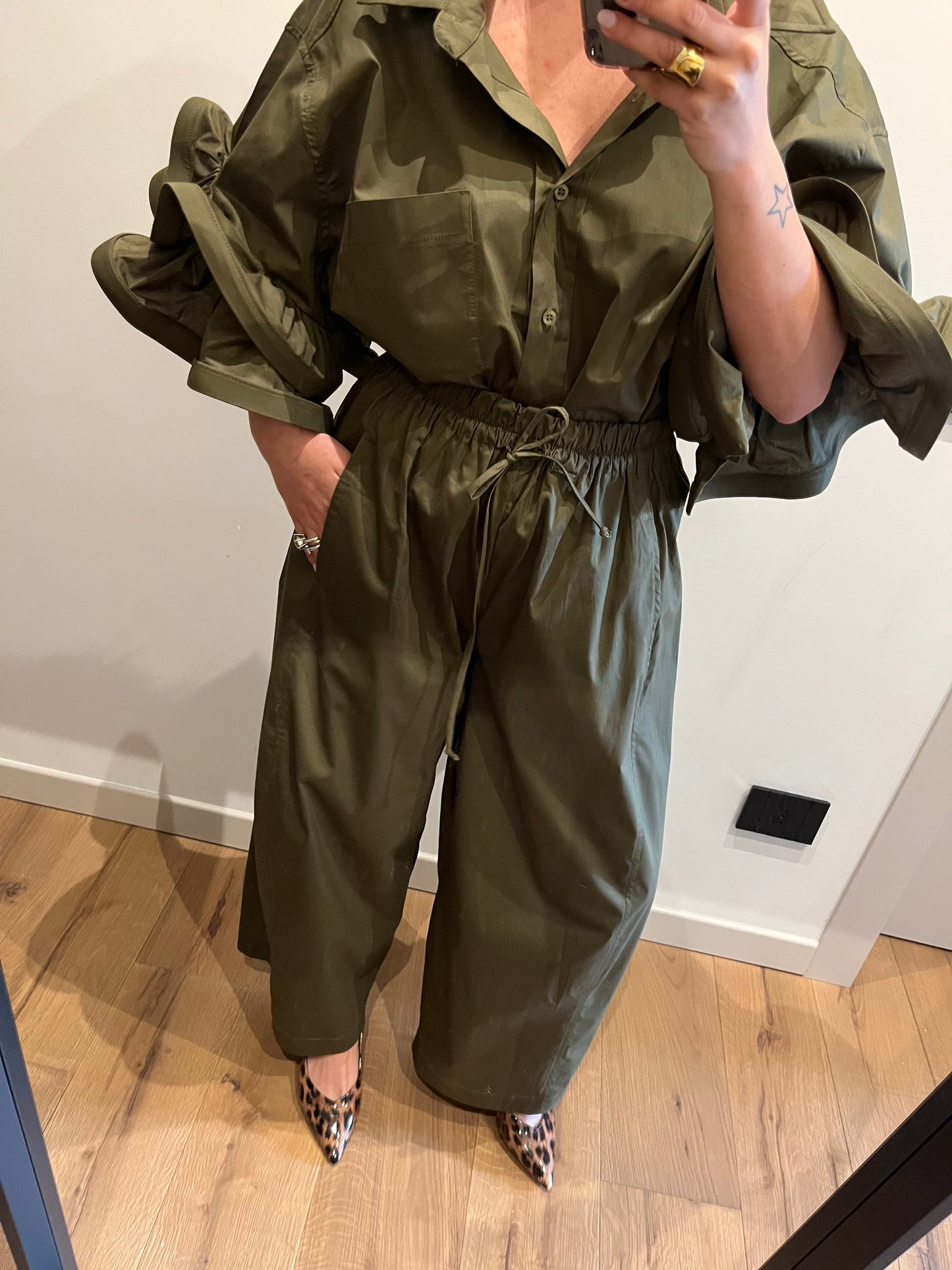 Pantalone Cotone Militare