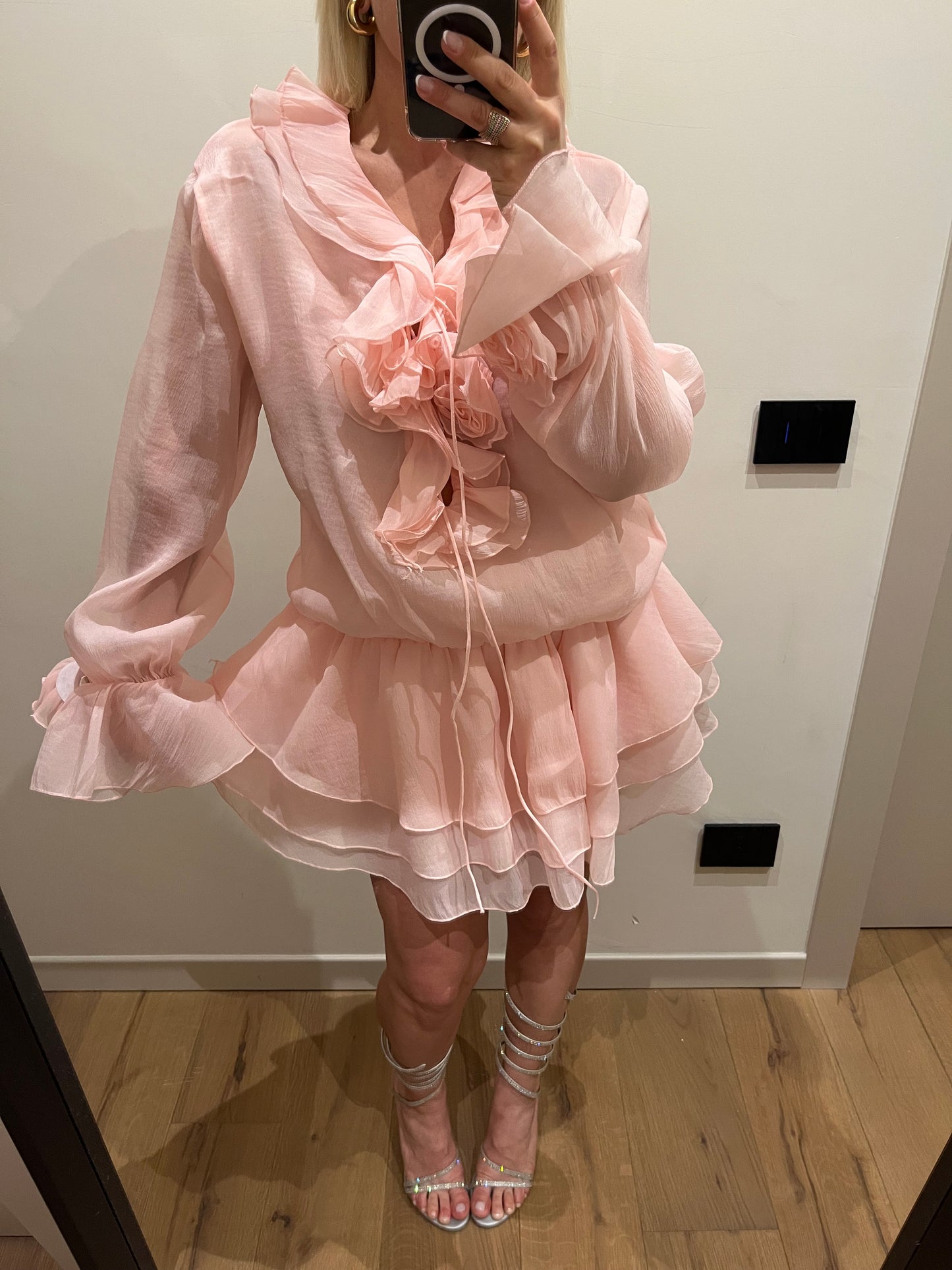 Mini Abito Balza Rosa