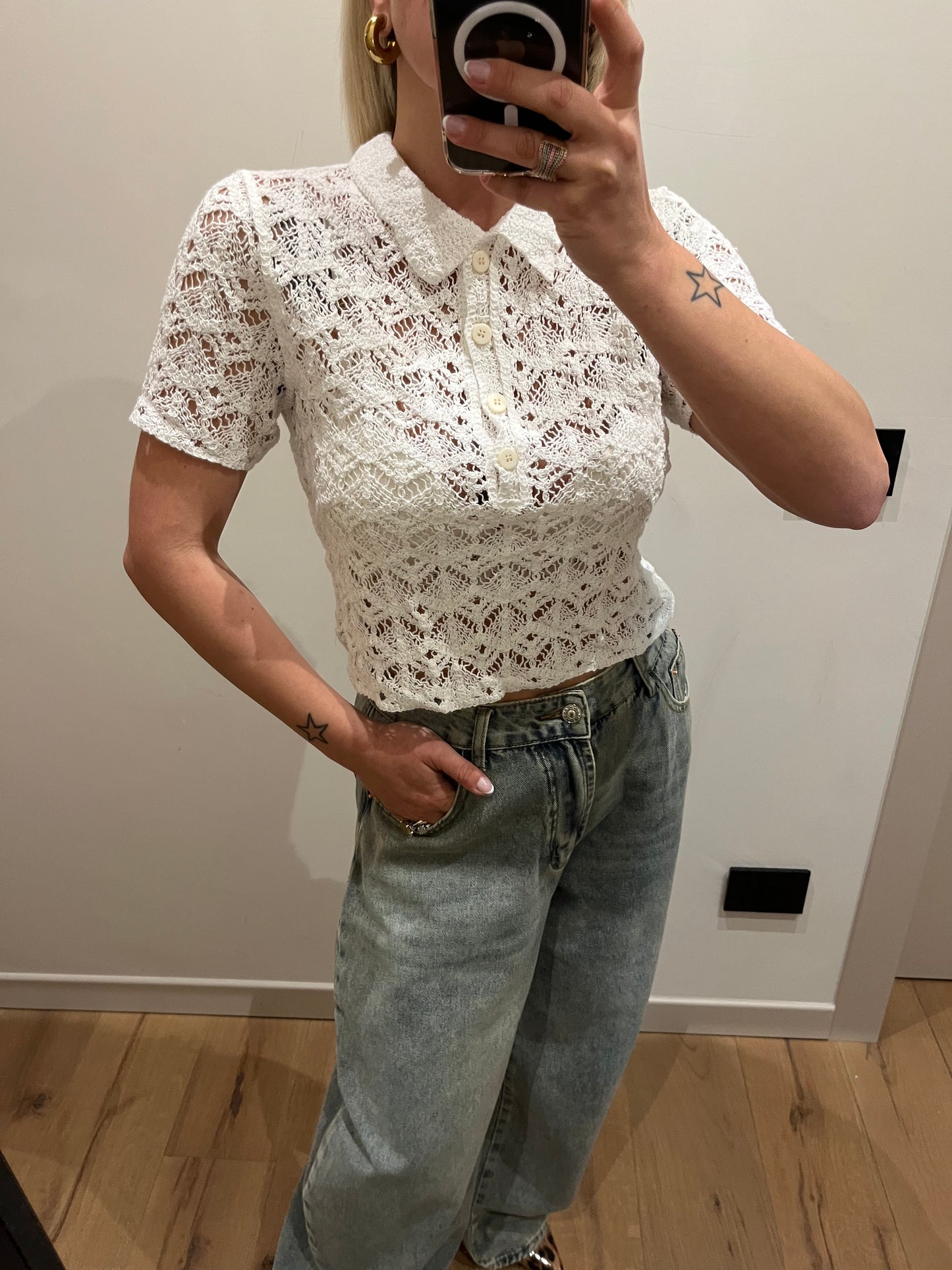 Polo Crop Burro