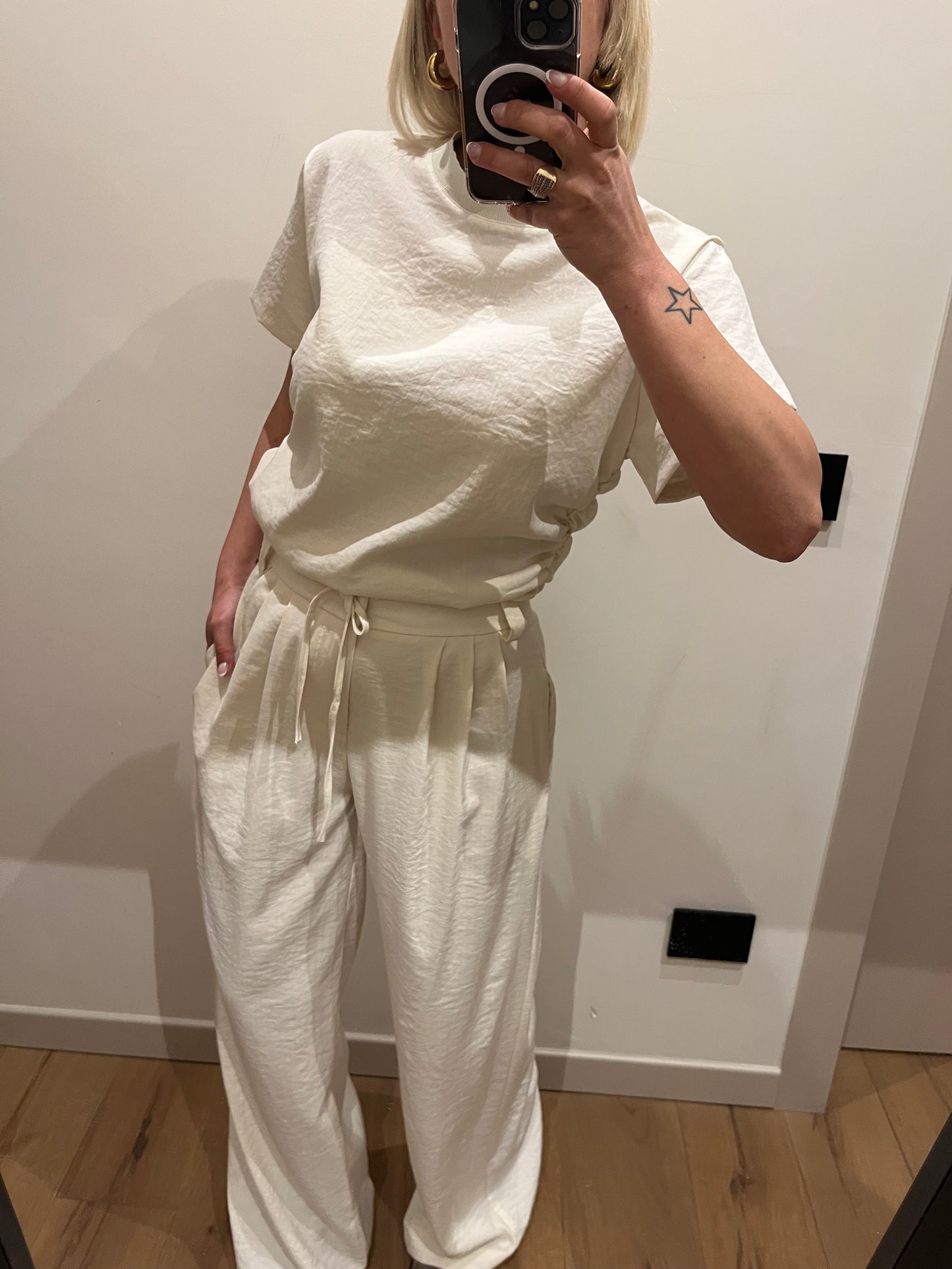 Pantalone Viscosa Burro