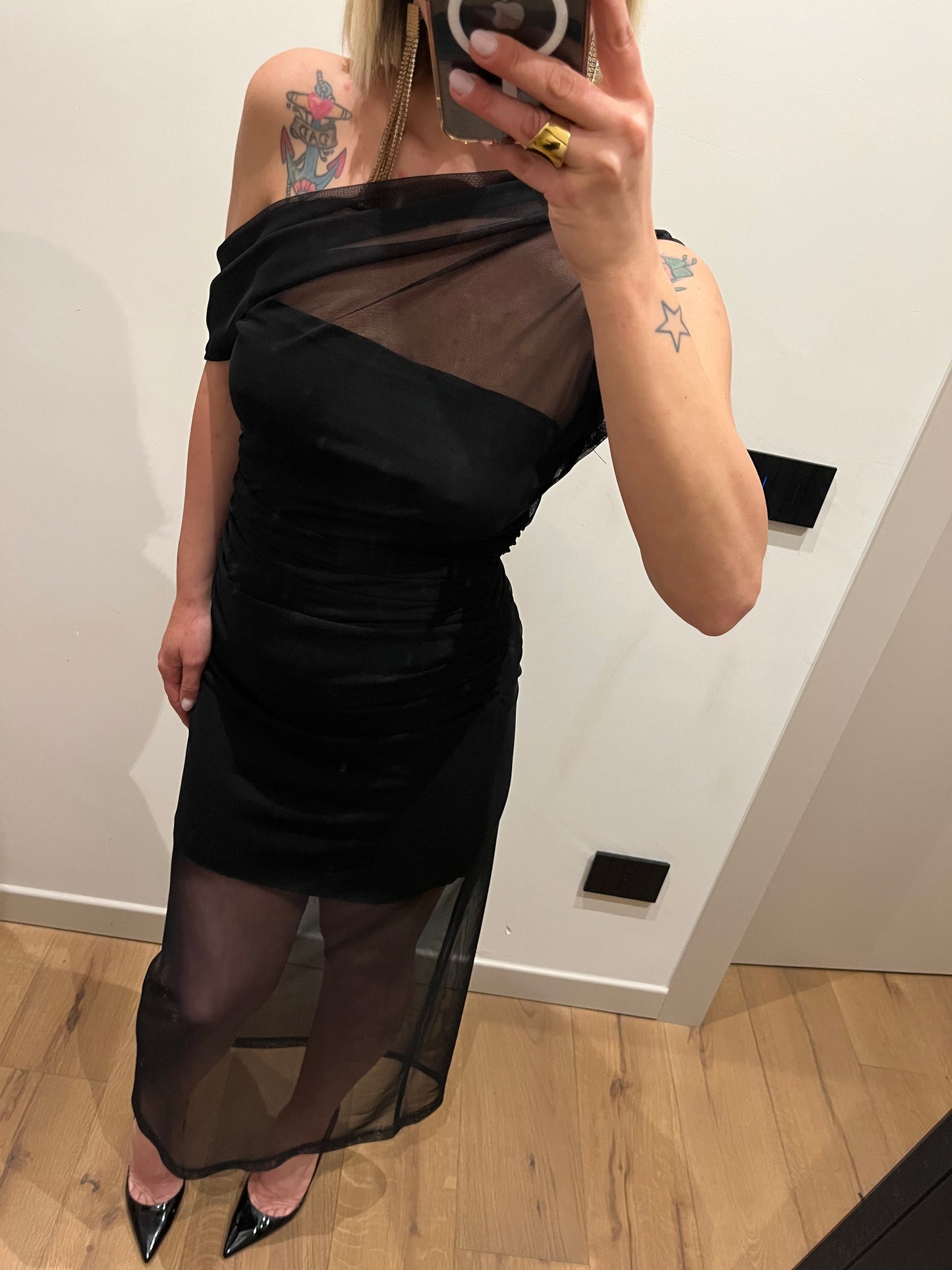 Abito Velato Nero