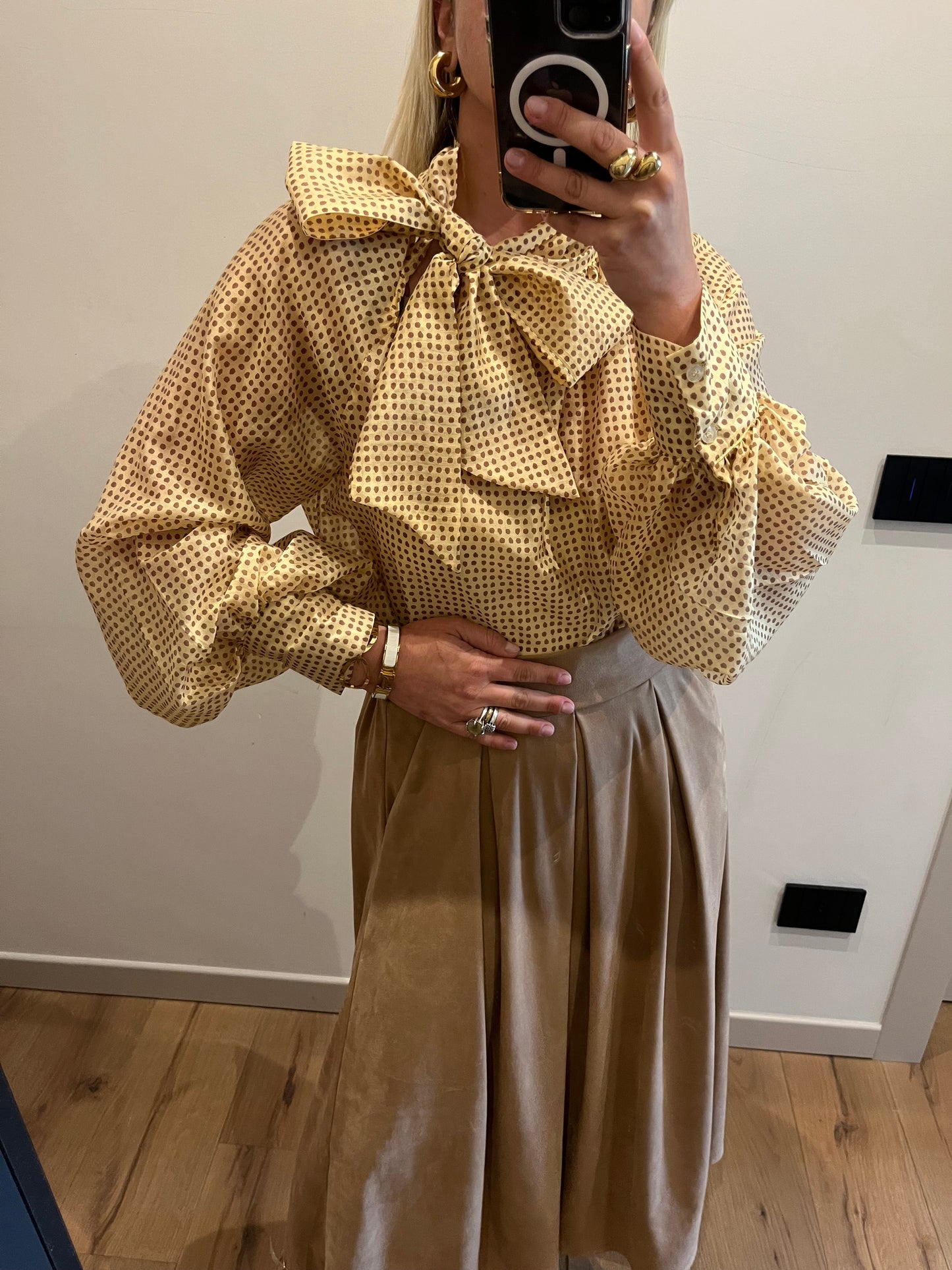 Camicia Pois Giallo