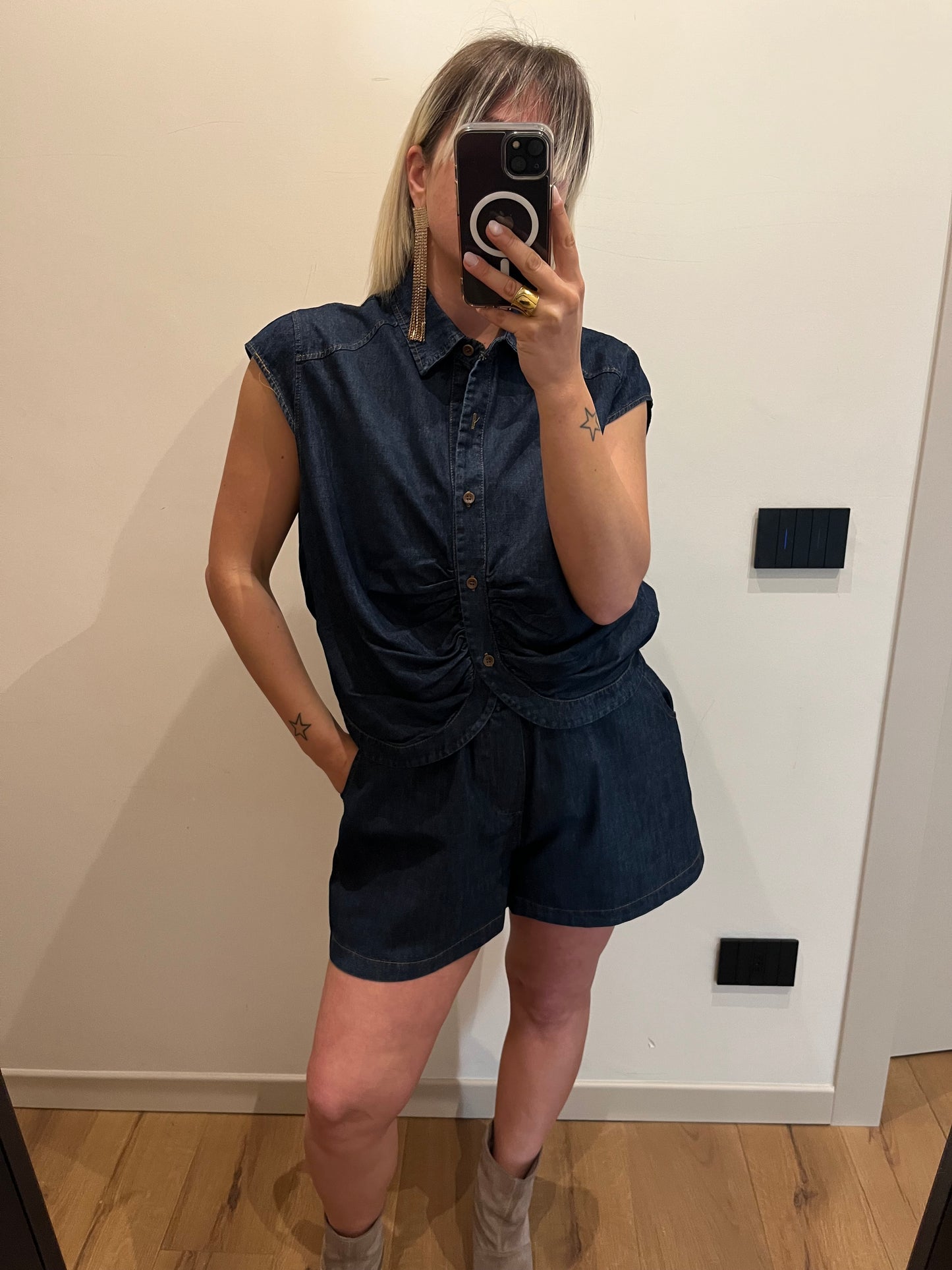 Set Denim Shorts