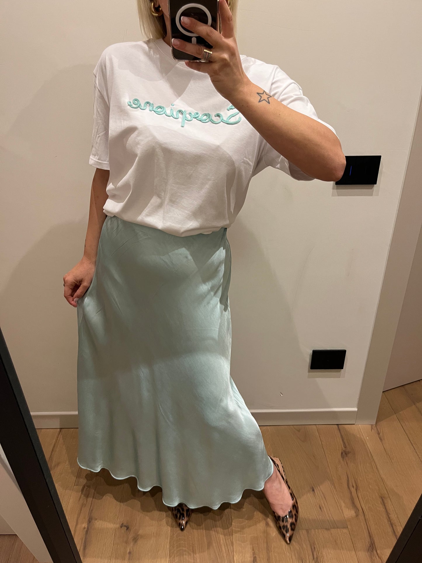 Gonna Viscosa Menta