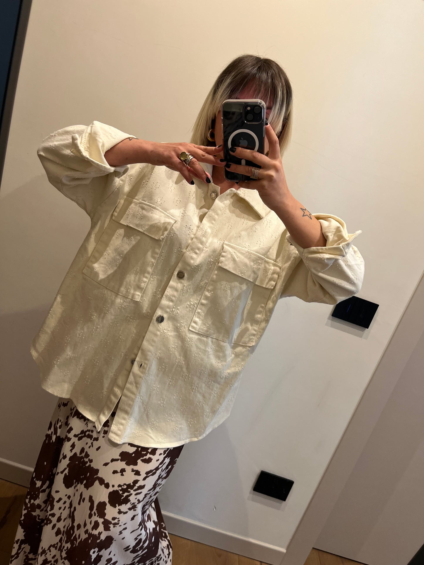 Giacca Camicia Burro