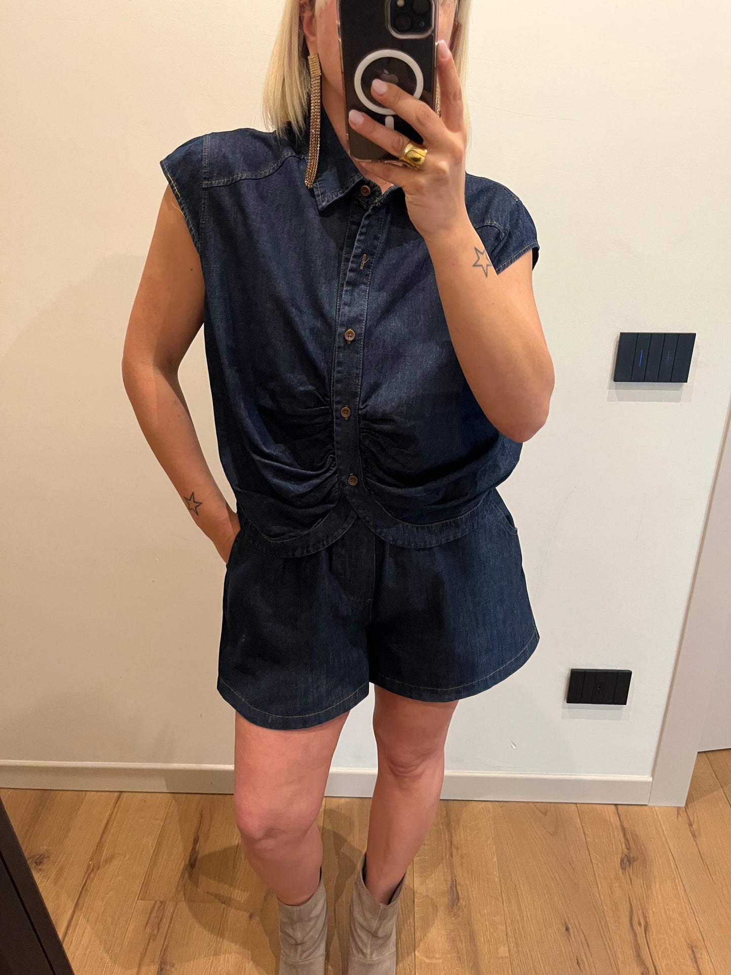 Set Denim Shorts