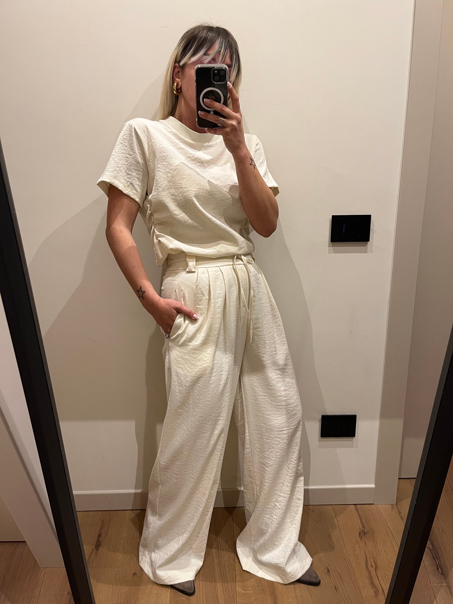 Pantalone Viscosa Burro