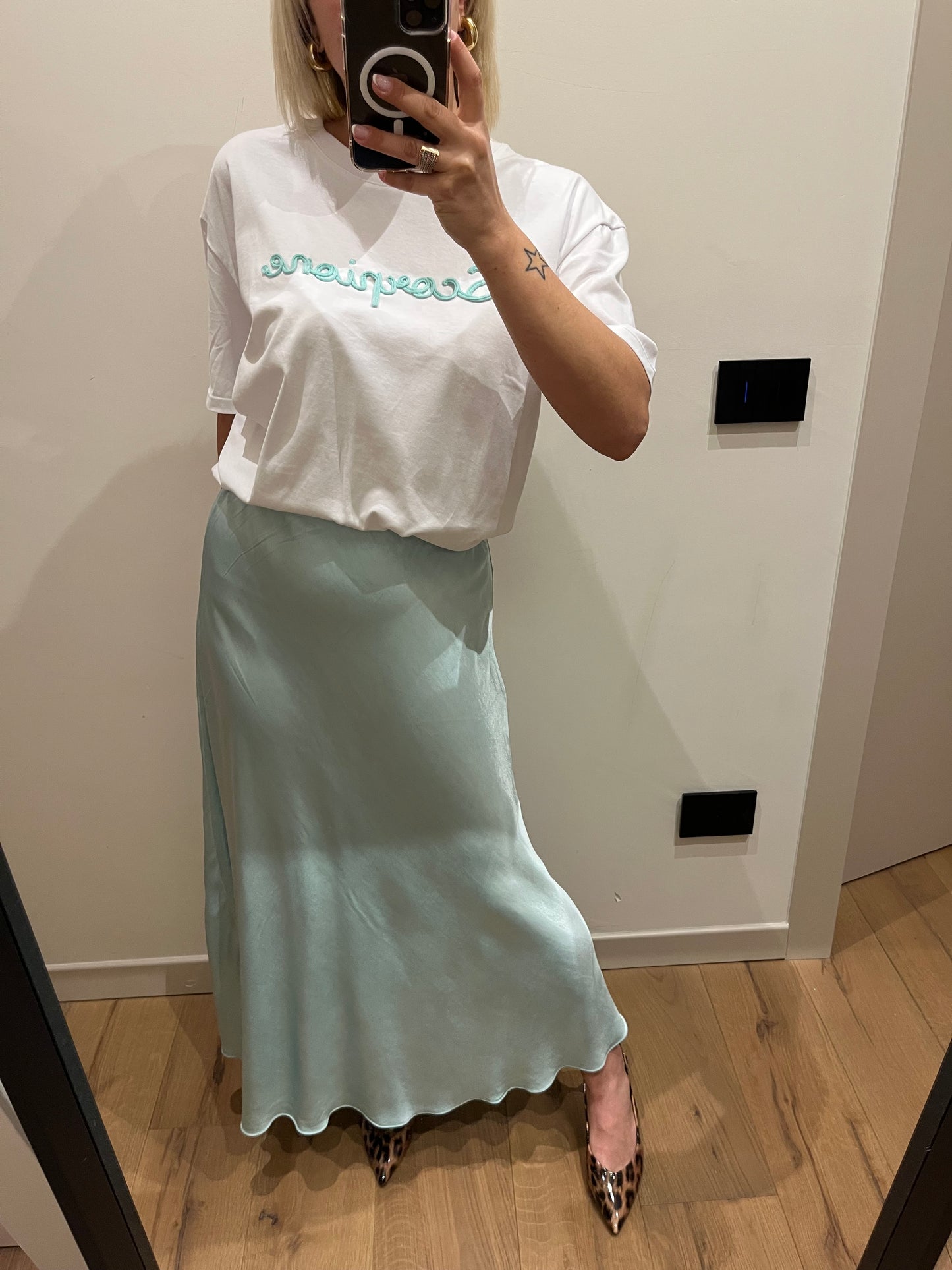 Gonna Viscosa Menta