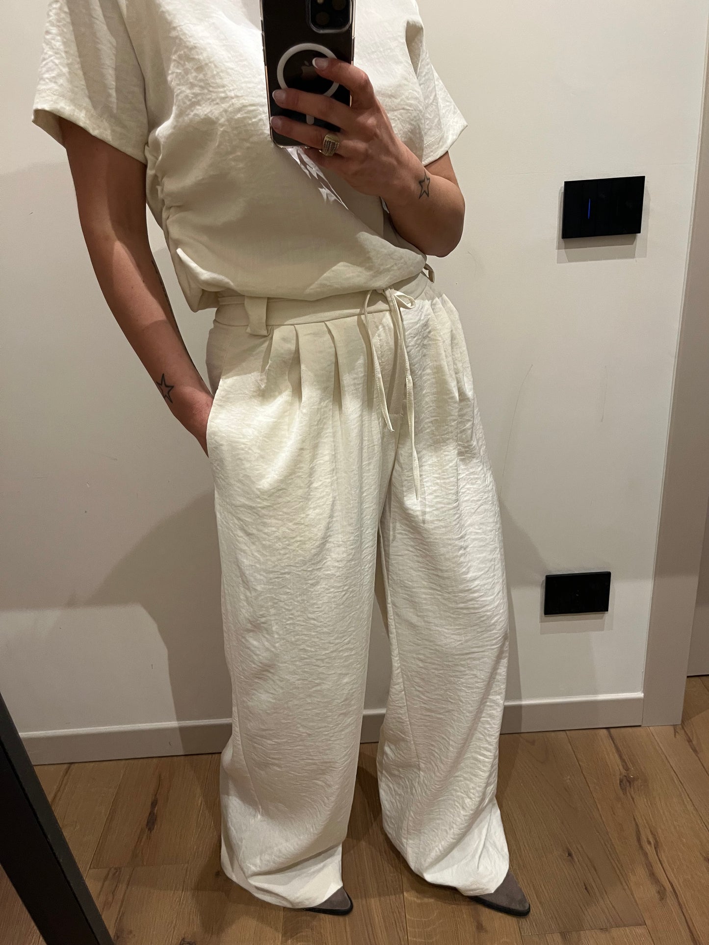 Pantalone Viscosa Burro