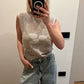 Maglia Uncinetto Caffè