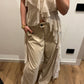 Pantalone Basic Palazzo Sabbia