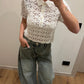 Polo Crop Burro