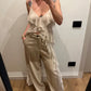 Pantalone Basic Palazzo Sabbia