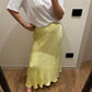 Gonna Viscosa Giallo