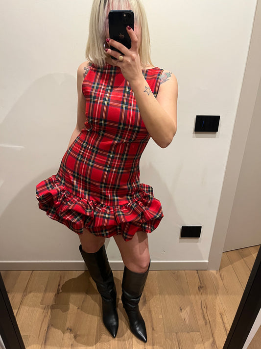 Mini Abito Tartan