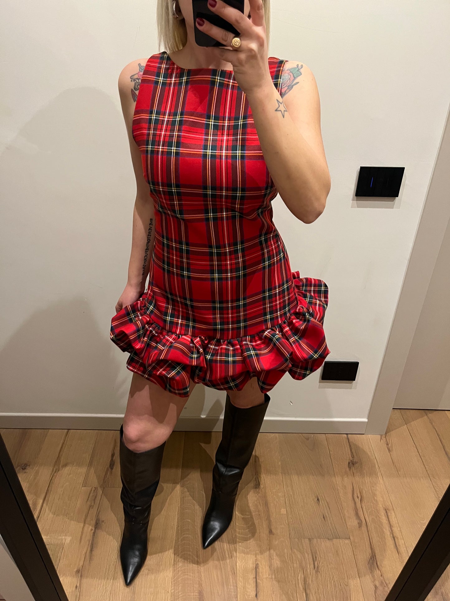 Mini Abito Tartan