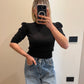 Maglia Sbuffo Nero