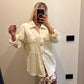 Giacca Camicia Burro