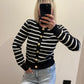 Cardigan Stripes Nero