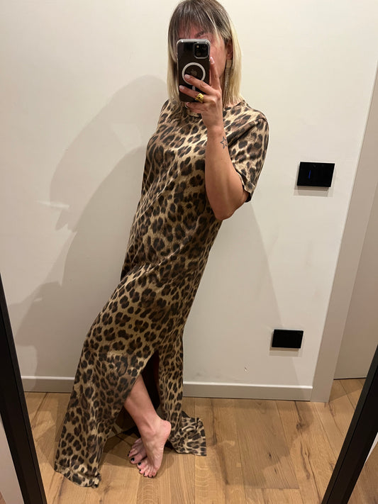 Abito Cotone Animalier