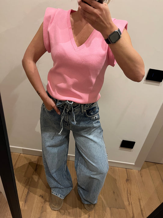 Maglia Spallina Rosa