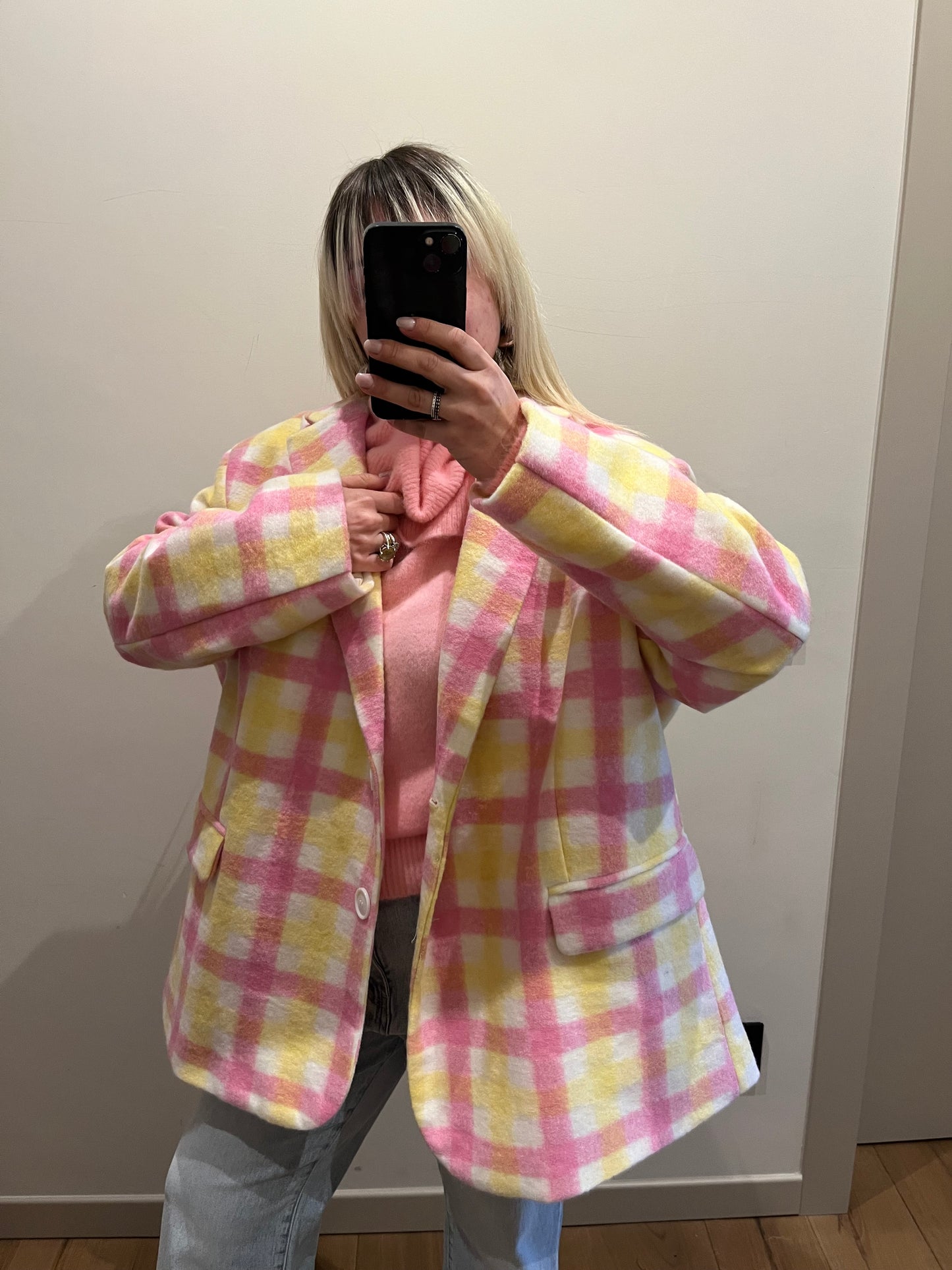 Cappotto Blazer Check