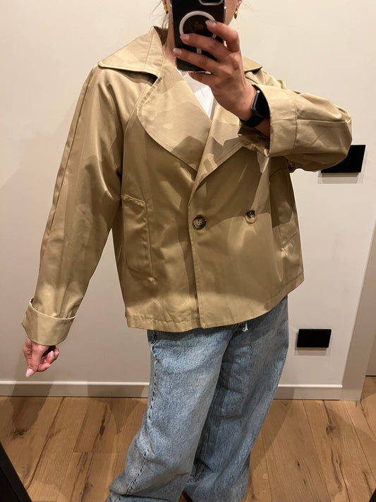 Trench Corto Sabbia