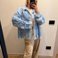 Camicia Ricamo Azzurro