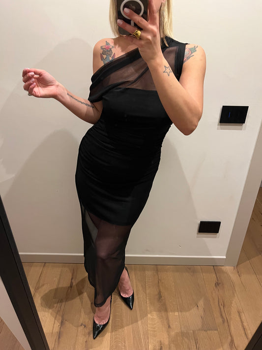Abito Velato Nero