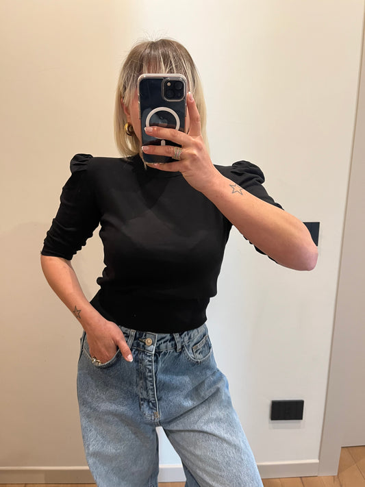 Maglia Sbuffo Nero