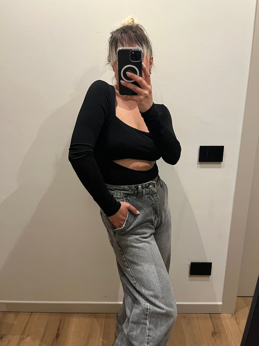 Body Cut Out Nero