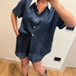 Completo Denim Scuro