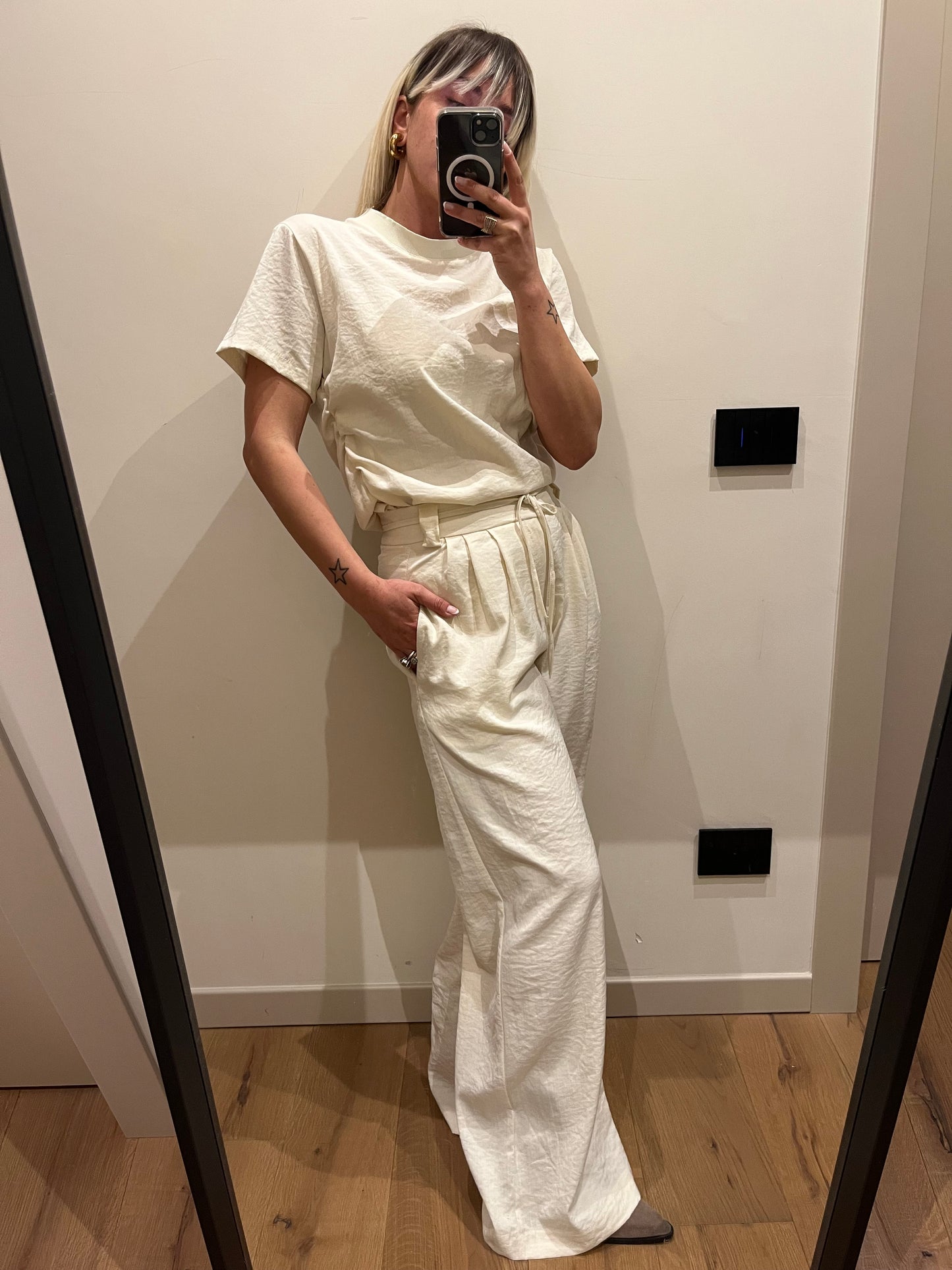 Pantalone Viscosa Burro