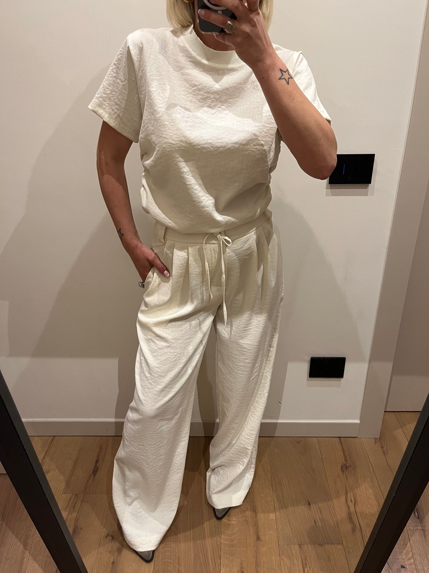 Pantalone Viscosa Burro