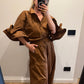 Camicia Volant Cacao