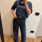 Completo Denim Camicia
