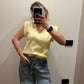 Maglia Spallina Giallo