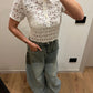 Polo Crop Burro