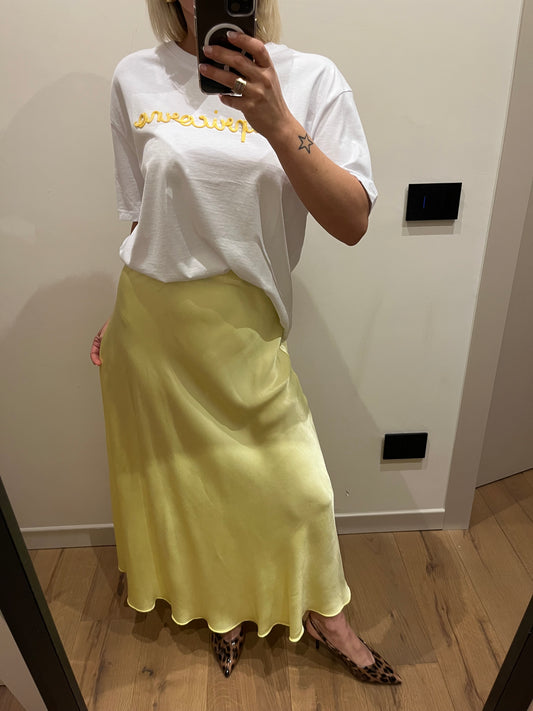 Gonna Viscosa Giallo