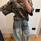 T-shirt Over Camouflage