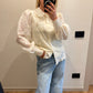 Camicia Strass Burro