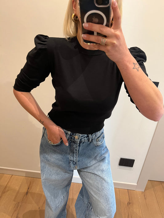 Maglia Sbuffo Nero