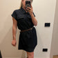 Mini Abito Denim Scuro
