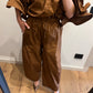 Pantalone Cotone Cacao